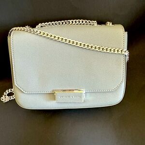 Singapore brand Charles and Keith mini bag with chain strap.